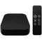 Specialty Vinyl Black Brushed Steel Texture Apple TV Skin